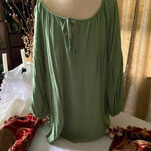 Stitch fix Brina and Em 1X boho blouse